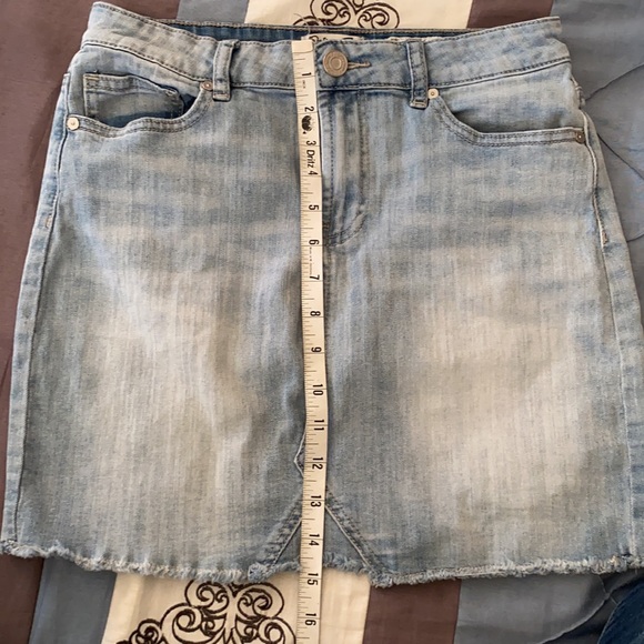 Indigo Rein mini denim skirt size 7 - Picture 5 of 9